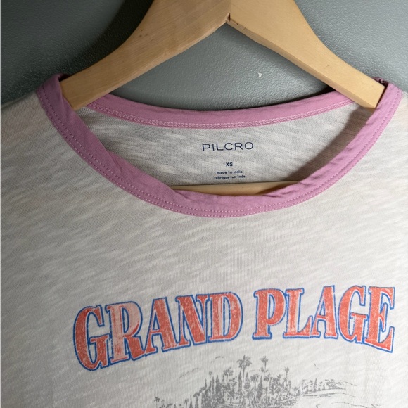 Anthropologie x Pilcro Ringer Graphic T - Grand Place - Picture 5 of 9